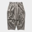 画像1: TIGHTBOOTH/STRIPE CROPPED CARGO PANTS（Grey）［ストライプクロップドカーゴパンツ-24夏］ (1)