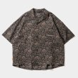 画像1: TIGHTBOOTH/RIPPLE PAISLEY ALOHA（Black）［ペイズリーアロハ-24夏］ (1)