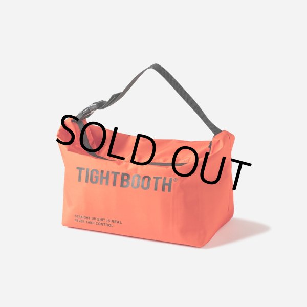 画像1: TIGHTBOOTH/LABEL LOGO COOLER POUCH（Orange）［クーラーポーチ-24夏］ (1)