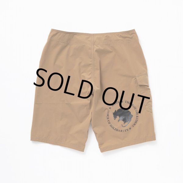 画像2: RATS/LOGO SURF SHORTS（BROWN）［ロゴサーフショーツ-24春夏］ (2)