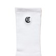 画像2: COOTIE PRODUCTIONS/Raza Middle Socks（White）［ミドルソックス-24秋冬］ (2)