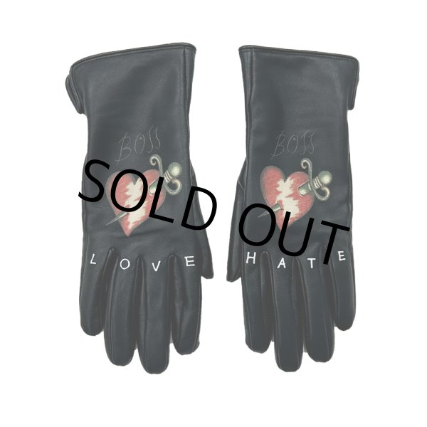 画像1: DAIRIKU/"Mitchum" Leather Glove（Black）［レザーグローブ-24秋冬］ (1)