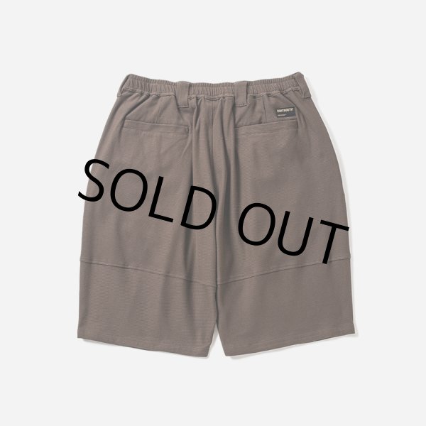 画像2: TIGHTBOOTH/HONEYCOMB BORDER BIG SHORTS（Brown）［ハニカムボーダービッグショーツ-24夏］ (2)