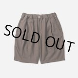 画像: TIGHTBOOTH/HONEYCOMB BORDER BIG SHORTS（Brown）［ハニカムボーダービッグショーツ-24夏］