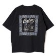 画像1: CALEE/× HIGH FIVE FACTORY CAL RETRO GIRL BANDANNA TEE（BLACK）［プリントT-24春夏］ (1)