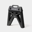 画像5: TIGHTBOOTH/LABEL LOGO FOLDING STOOL（Black）［フォールディングスツール-24夏］ (5)