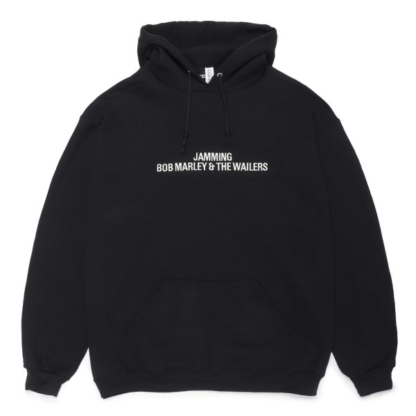 画像2: WACKO MARIA/BOB MARLEY / HOODED SWEAT SHIRT（BLACK）［プルオーバーパーカー-24秋冬］ (2)