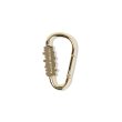 画像2: BlackEyePatch/HANDLE WITH CARE CARE CARABINER（GOLD） (2)