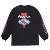 画像: CHALLENGER/LOGO L/S TEE（×HOSOI）（BLACK）［プリント長袖T-24秋冬］