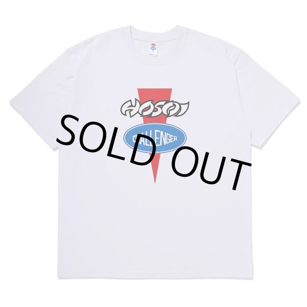 画像1: CHALLENGER/FRONT LOGO TEE（×HOSOI）（WHITE）［プリントT-24秋冬］ (1)