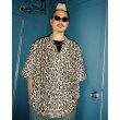 画像2: WACKO MARIA/LEOPARD HAWAIIAN SHIRT（BEIGE）［レオパードハワイアンシャツ-24秋冬］ (2)