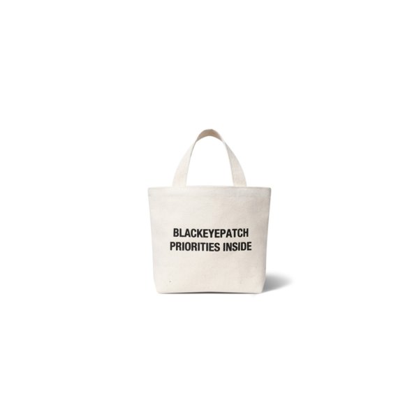 画像2: BlackEyePatch/PRIORITY LABEL SMALL TOTE（NATURAL） (2)