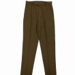 画像1: WACKO MARIA/PLEATED TROUSERS（BROWN）［ワンタックスラックス(TYPE-2)-24秋冬］ (1)