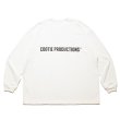 画像1: COOTIE PRODUCTIONS/Dry Tech Jersey Oversized L/S Tee（White）［ドライテックオーバーサイズ長袖T-24秋冬］ (1)