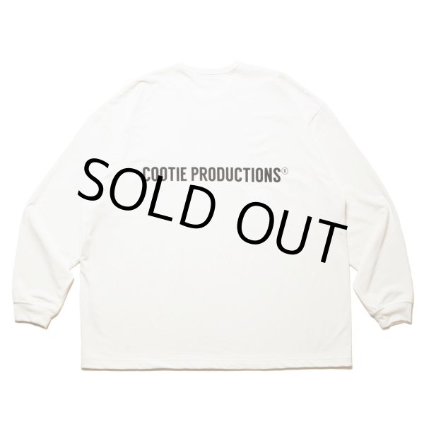 画像1: COOTIE PRODUCTIONS/Dry Tech Jersey Oversized L/S Tee（White）［ドライテックオーバーサイズ長袖T-24秋冬］ (1)