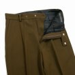 画像3: WACKO MARIA/PLEATED TROUSERS（BROWN）［ワンタックスラックス(TYPE-2)-24秋冬］ (3)