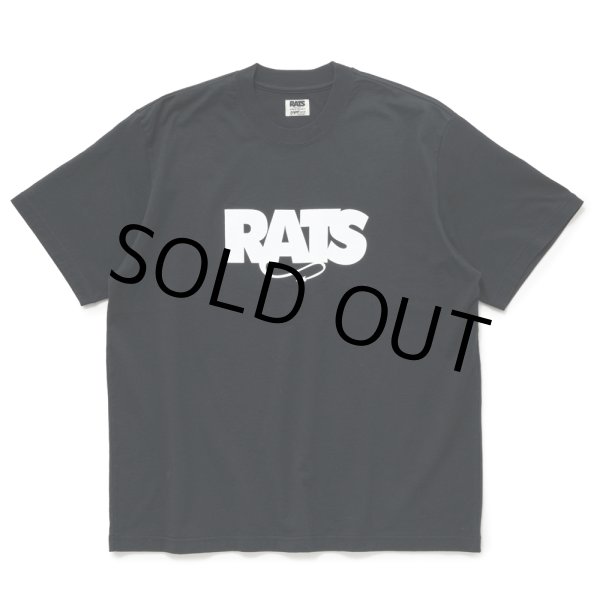 画像1: RATS/BOX LOGO WAY OF LIFE TEE（BLACK）［プリントT-24秋冬］ (1)