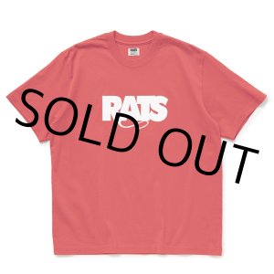 画像: RATS/BOX LOGO WAY OF LIFE TEE（RED）［プリントT-24秋冬］