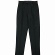 画像1: WACKO MARIA/PLEATED TROUSERS（BLACK）［ワンタックスラックス(TYPE-2)-24秋冬］ (1)