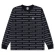 画像1: BlackEyePatch/KANJI BORDERED L/S TEE（BLACK） (1)