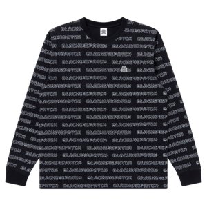 画像: BlackEyePatch/KANJI BORDERED L/S TEE（BLACK）