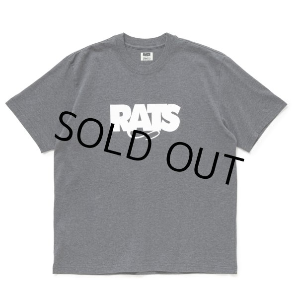 画像1: RATS/BOX LOGO WAY OF LIFE TEE（CHARCOAL）［プリントT-24秋冬］ (1)