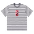 画像1: BlackEyePatch/STRIPED HWC LABEL TEE（MULTI） (1)