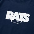 画像4: RATS/BOX LOGO WAY OF LIFE TEE（NAVY）［プリントT-24秋冬］ (4)