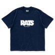 画像1: RATS/BOX LOGO WAY OF LIFE TEE（NAVY）［プリントT-24秋冬］ (1)