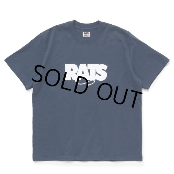 画像1: RATS/BOX LOGO WAY OF LIFE TEE（NAVY）［プリントT-24秋冬］ (1)