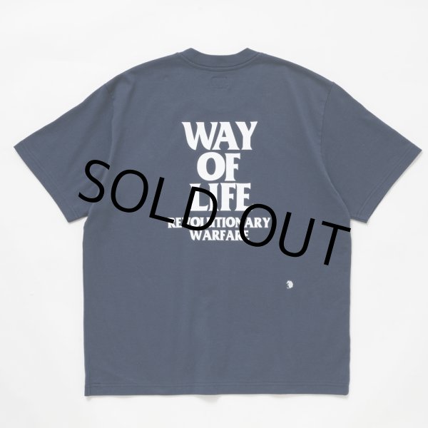 画像2: RATS/BOX LOGO WAY OF LIFE TEE（NAVY）［プリントT-24秋冬］ (2)