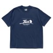 画像1: RATS/SCRIPT LOGO WAY OF LIFE TEE（NAVY）［プリントT-24秋冬］ (1)