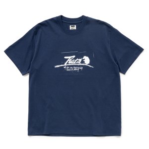 画像: RATS/SCRIPT LOGO WAY OF LIFE TEE（NAVY）［プリントT-24秋冬］