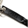 画像5: CALEE/STUDS & KNITTING LEATHER LONG KEY RING（BLACK）［レザーロングキーリング-24秋冬］ (5)