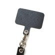 画像3: CALEE/STUDS & KNITTING LEATHER SMART PHONE STRAP（BLACK）［レザースマホストラップ-24秋冬］ (3)