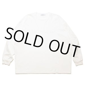 画像: COOTIE PRODUCTIONS/Oversized L/S Tee（Embroidery）（White）［オーバーサイズ刺繍長袖T-24秋冬］