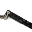 画像5: CALEE/STUDS & KNITTING LEATHER SMART PHONE STRAP（BLACK）［レザースマホストラップ-24秋冬］ (5)