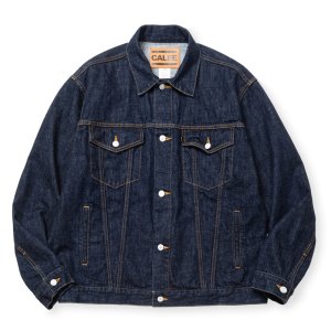 画像: CALEE/VINTAGE REPRODUCT 3RD TYPE DENIM JACKET ＜OW＞（INDIGO BLUE）［3rdタイプデニムJKT-24秋冬］