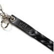 画像5: CALEE/STUDS & KNITTING LEATHER SHORT KEY RING（BLACK）［レザーショートキーリング-24秋冬］ (5)