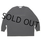 画像: COOTIE PRODUCTIONS/Oversized L/S Tee（Embroidery）（Black）［オーバーサイズ刺繍長袖T-24秋冬］