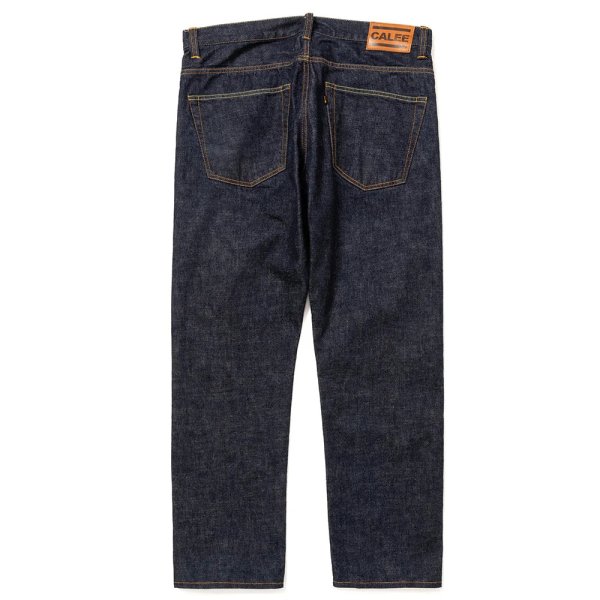 画像2: CALEE/VINTAGE REPRODUCT TAPERED DENIM PANTS ＜OW＞（INDIGO BLUE）［テーパードデニムパンツ-24秋冬］ (2)