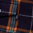 画像4: RATS/COTTON FLANNEL NAVY CHECK SHIRT（NAVY CHECK）［フランネルチェックシャツ-24秋冬］ (4)