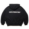 画像2: COOTIE PRODUCTIONS/Dry Tech Oversized Sweat Zip Up Hoodie（Black）［ドライテックジップフーディー-24秋冬］ (2)