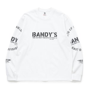 画像: RATS/STAMP LOGO L/S TEE（WHITE）［プリント長袖T-24秋冬］