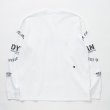 画像2: RATS/STAMP LOGO L/S TEE（WHITE）［プリント長袖T-24秋冬］ (2)