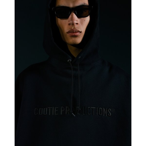 画像4: COOTIE PRODUCTIONS/Open End Yarn Sweat Hoodie（Oatmeal）（Black）［スウェットフーディー-24秋冬］ (4)