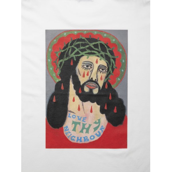 画像5: COOTIE PRODUCTIONS/Print S/S Tee（LOVE THY NEIGHBOUR）（White）［プリントT-24秋冬］ (5)