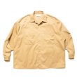 画像1: COOTIE PRODUCTIONS/Nylon Chino Cloth L/S Work Shirt（Beige）［ナイロンチノクロスワークシャツ-24秋冬］ (1)