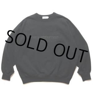 画像: COOTIE PRODUCTIONS/Open End Yarn Sweat Crew（Embroidery）（Black）［スウェットクルー-24秋冬］