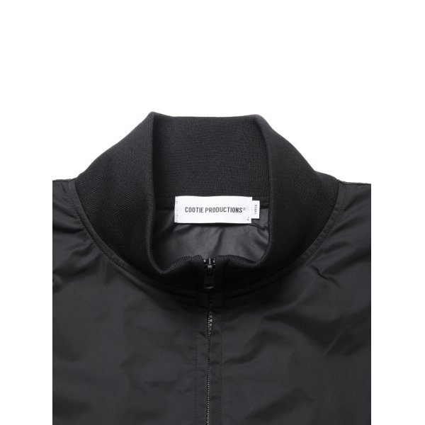 画像3: COOTIE PRODUCTIONS/Memory Polyester Twill Half Zip Top（Black）［ハーフジップトップ-24秋冬］ (3)